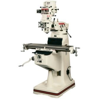 JET JTM-1 VERTICAL STEPPULLEY MILL,