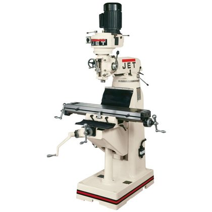 JET JVM-836-1 VERTICAL STEPPULLEY MILL,