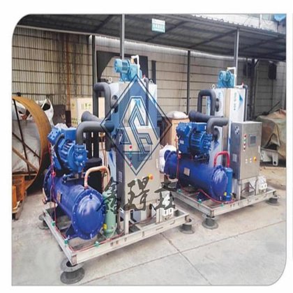 小型片冰机商用工业制冰机淡海水片冰机海鲜鱼用风冷