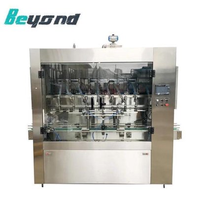 塑料食用油瓶灌装旋盖贴标机