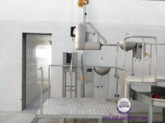 屠宰场牛屠宰线 牛腩开膛锯 白色提供 电动牛定制机 牛去势