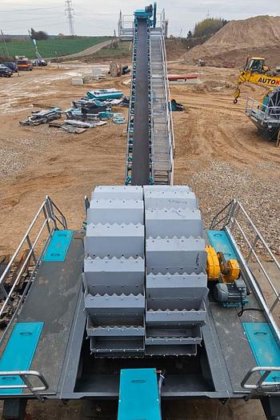 バケットホイール砂洗浄機