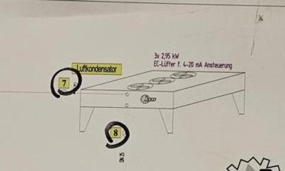 アンモニア用空冷コンデンサー