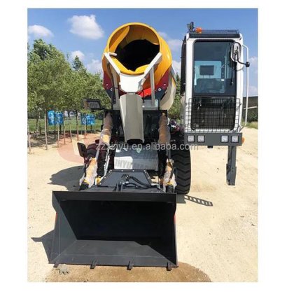 Self Loading Mobile Concrete Mixer