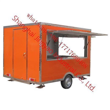 商业定制沙滩推车移动食品车老式冰淇淋食品卡车快餐售货拖车食品车拖车出售