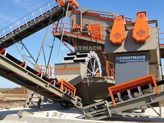 スクリューサンドウォッシャーマシン