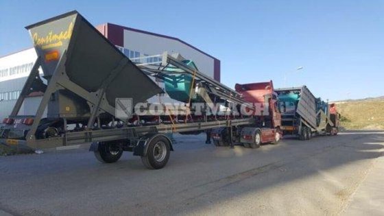 コンクリートプラント向け骨材プレフィーディングシステム