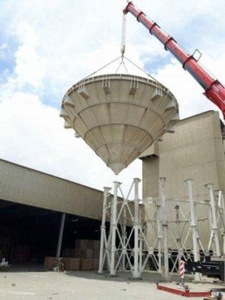 3000 吨容量水泥筒仓