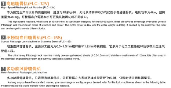 辘骨机（咬口机）系列