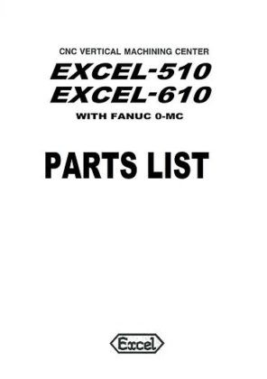 Manual for Used Excel CNC