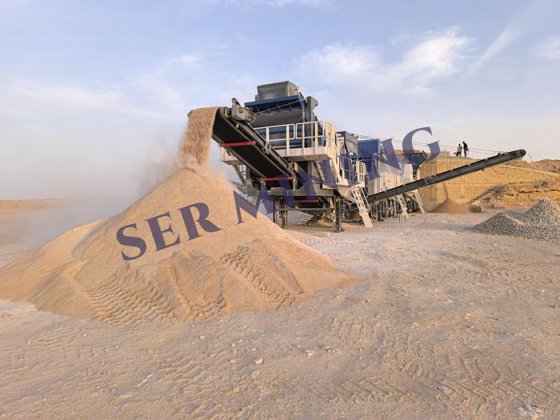 Powercrush-110 高性能モバイルジョー&インパクト破砕スクリーニングプラント