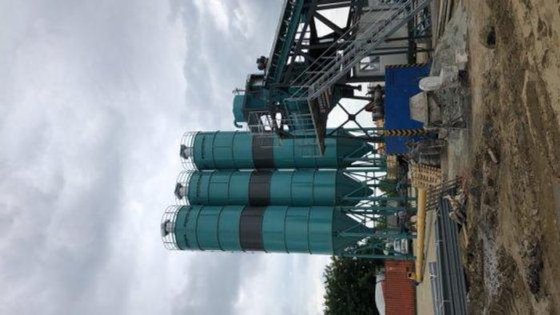 120立方/小时移动混凝土搅拌站