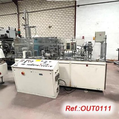 カートニングマシーンによる缶の充填、シーミング、グループ化、シュリンク包装のための完全なライン番号6471