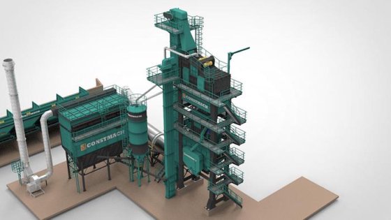 间歇式固定式沥青搅拌站