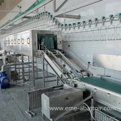 全自动鸡屠宰生产线 鸭鹅屠宰场设备 禽笼清洗机