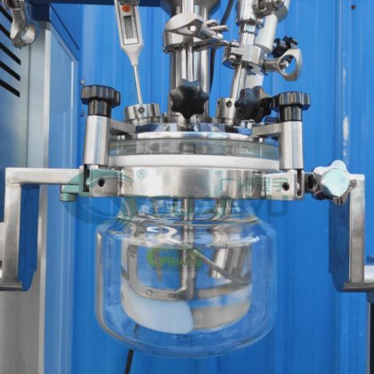 実験装置高せん断ミキサーリアクター遊星混合ガラスケトルラボホモジナイザーメーカー|周冠宇