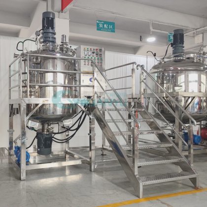 不锈钢搅拌罐 汽车洗发水松香啫喱洗涤剂生产线液体搅拌机搅拌器