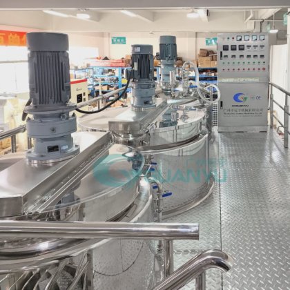 冠宇工业用肥皂混合机 化妆品混合设备 液体洗涤剂生产线