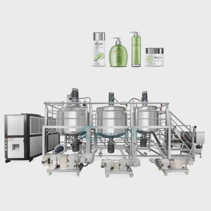 冠宇工业用肥皂混合机 化妆品混合设备 液体洗涤剂生产线
