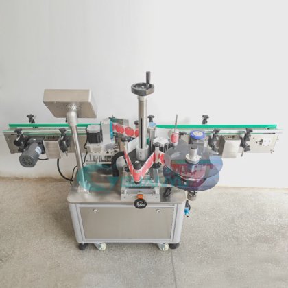 工业贴标机 定制全自动不干胶塑料圆瓶贴标机 | GUANYU