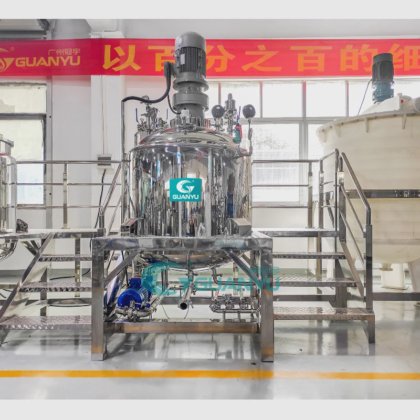 500L 真空搅拌罐 凝胶制造机 凡士林树脂反应器 搅拌混合器