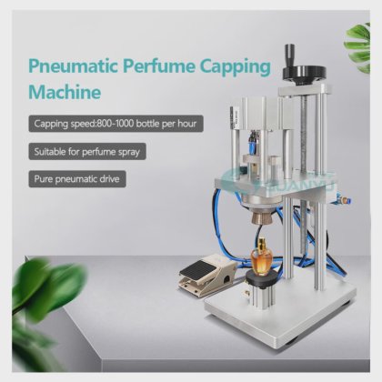シール機自動半自動小型ボトル香水キャッピングマシン