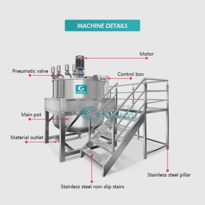 最高のシャンプーミキシングマシン手洗いシャワージェル液体洗剤石鹸ミキサー会社-GUANYU