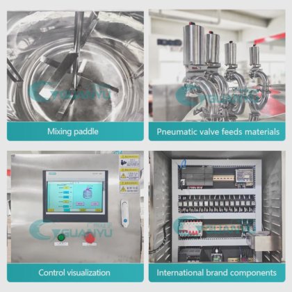 最高のシャンプーミキシングマシン手洗いシャワージェル液体洗剤石鹸ミキサー会社-GUANYU