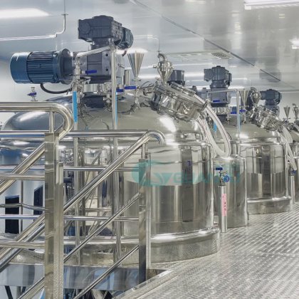 化学品混合罐 化妆品膏霜混合机 洗发水液体肥皂制造机生产线