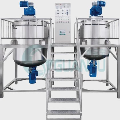 真空ホモジナイジング乳化ミキサー ベスト石油ゼリーミキシング乳化機 真空乳化ミキサー会社 - GUANYU