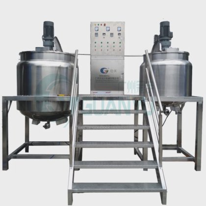 真空ホモジナイジング乳化ミキサー ベスト石油ゼリーミキシング乳化機 真空乳化ミキサー会社 - GUANYU