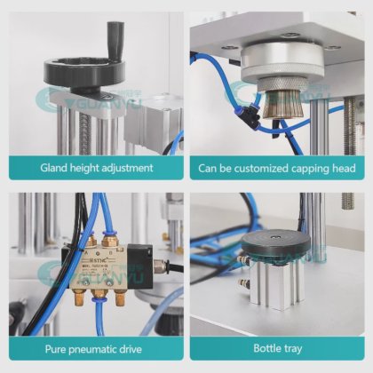 缶のパッキング機械 質の半自動小さいびんの香水のおおう機械製造業者 | GUANYU