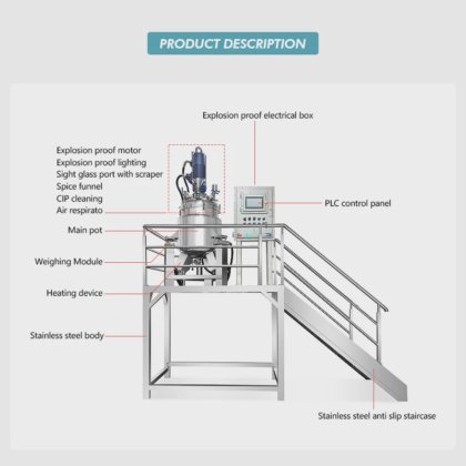 化学设备 工业清洁剂罐 墨水机 搅拌器 均质机