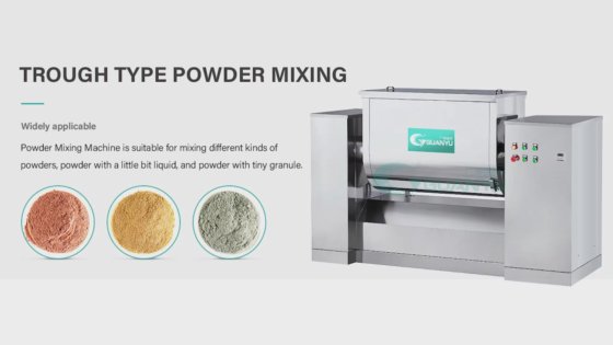 用于粉末混合的螺带式搅拌机 化学卧式螺带式搅拌机 粉末混合机公司 - GUANYU