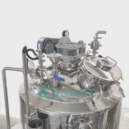 マヨネーズを作るためのマシンを作るマヨネーズ 真空乳化機 ホモジナイジングミキサー 化粧品クリーム 歯磨き粉