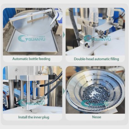 4 头液体灌装机 优质瓶子自动灌装机 瓶子灌装机 注射瓶灌装机