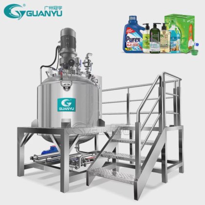 500L 1000L 电加热食品加工调味汁制作机 奶酪奶油熔化罐