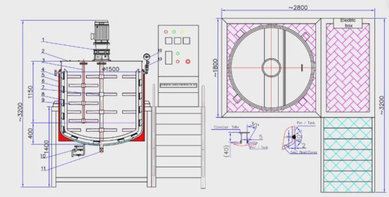 真空搅拌匀浆机 优质手工消毒皂制作机 搅拌匀浆机搅拌机制造商 | GUANYU