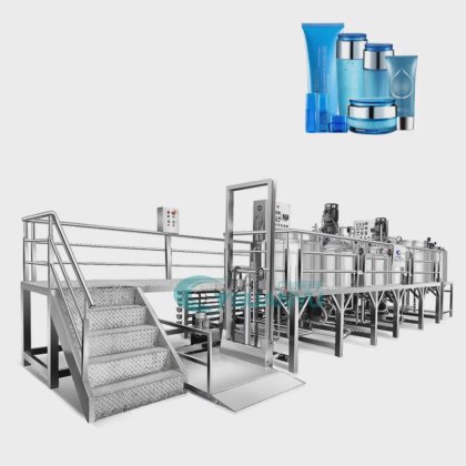 高い生産の組合せのシャワーのゲルの石鹸の生産ライン液体洗剤の混合タンクを結合して下さい