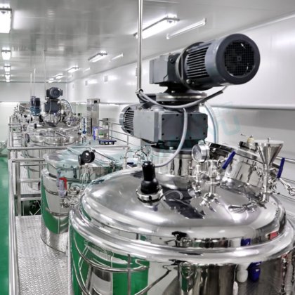 带搅拌器的混合罐 优质消毒剂混合器 液体洗涤剂制造混合器制造商 | GUANYU