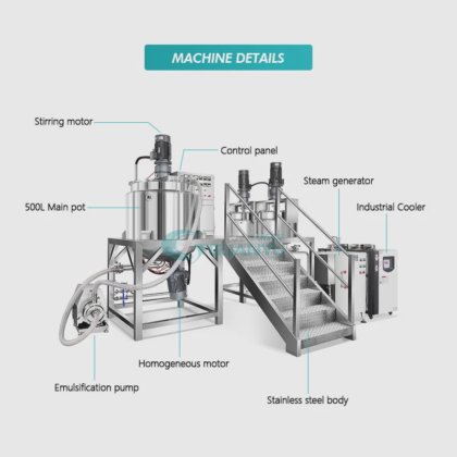 化粧品乳化機品質シャワージェル混合ホモジナイザー液体洗剤ミキサーメーカー｜GUANYU
