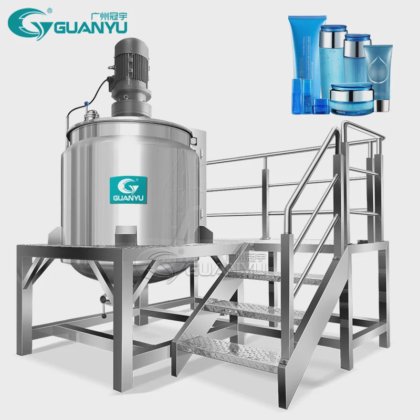 500L 开盖混合罐洗发水夹套搅拌混合机供应商