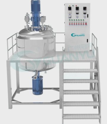 中国からのシャンプー液体の食器洗いミキサーの製造業者のための機械 50L 真空のミキサーの暖房の混合タンクを作るカスタマイズされたヘア ゲル |