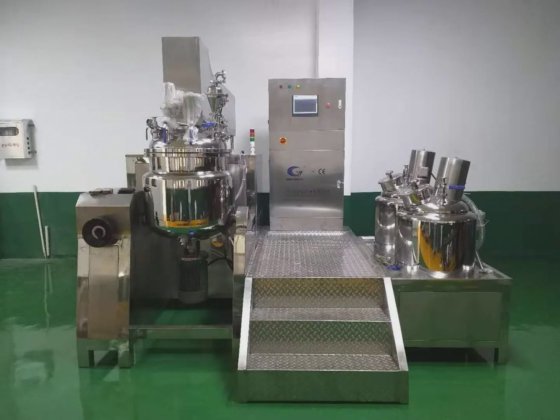 护肤品生产设备 优质奶油乳酪乳化搅拌机 真空高压均质搅拌机制造商 | GUANYU