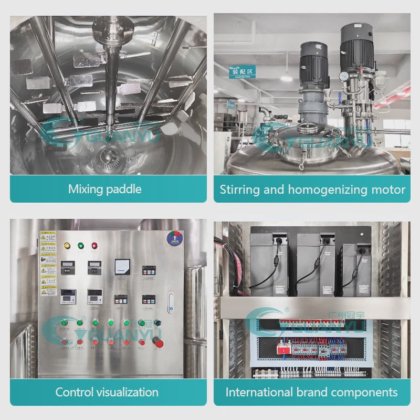 化学実験装置の最もよい反応器の化学産業生物反作用のミキサーの混合のやかんのステンレス鋼の容器の化学会社を買って下さい - GUANYU