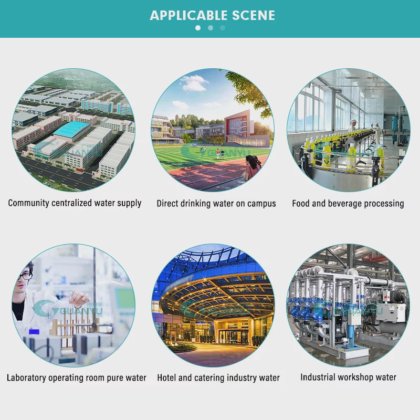 大水のための容量によってカスタマイズされる不用な水処理は Fiter の逆浸透水処理を柔らかくすると浄化します