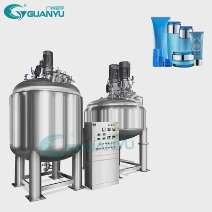 真空ミキサー マシン化粧品エマルジョン ジュース飲料攪拌タンク攪拌混合 E