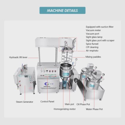 化妆品机械 软膏 乳液 乳霜 蛋黄酱