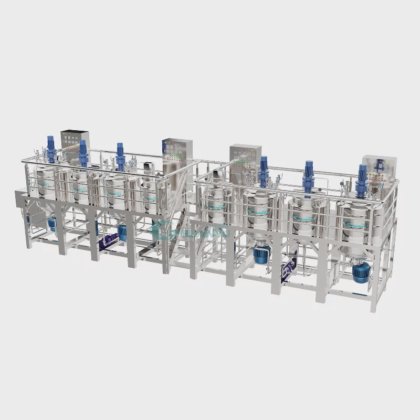 電気加熱クリーム均質化装置液体石鹸作りミキサー機シャンプー混合機ステンレス鋼ミ