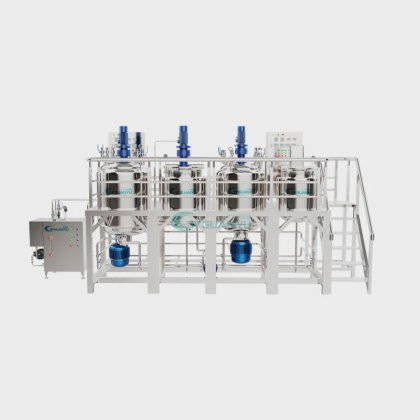 電気加熱クリーム均質化装置液体石鹸作りミキサー機シャンプー混合機ステンレス鋼ミ